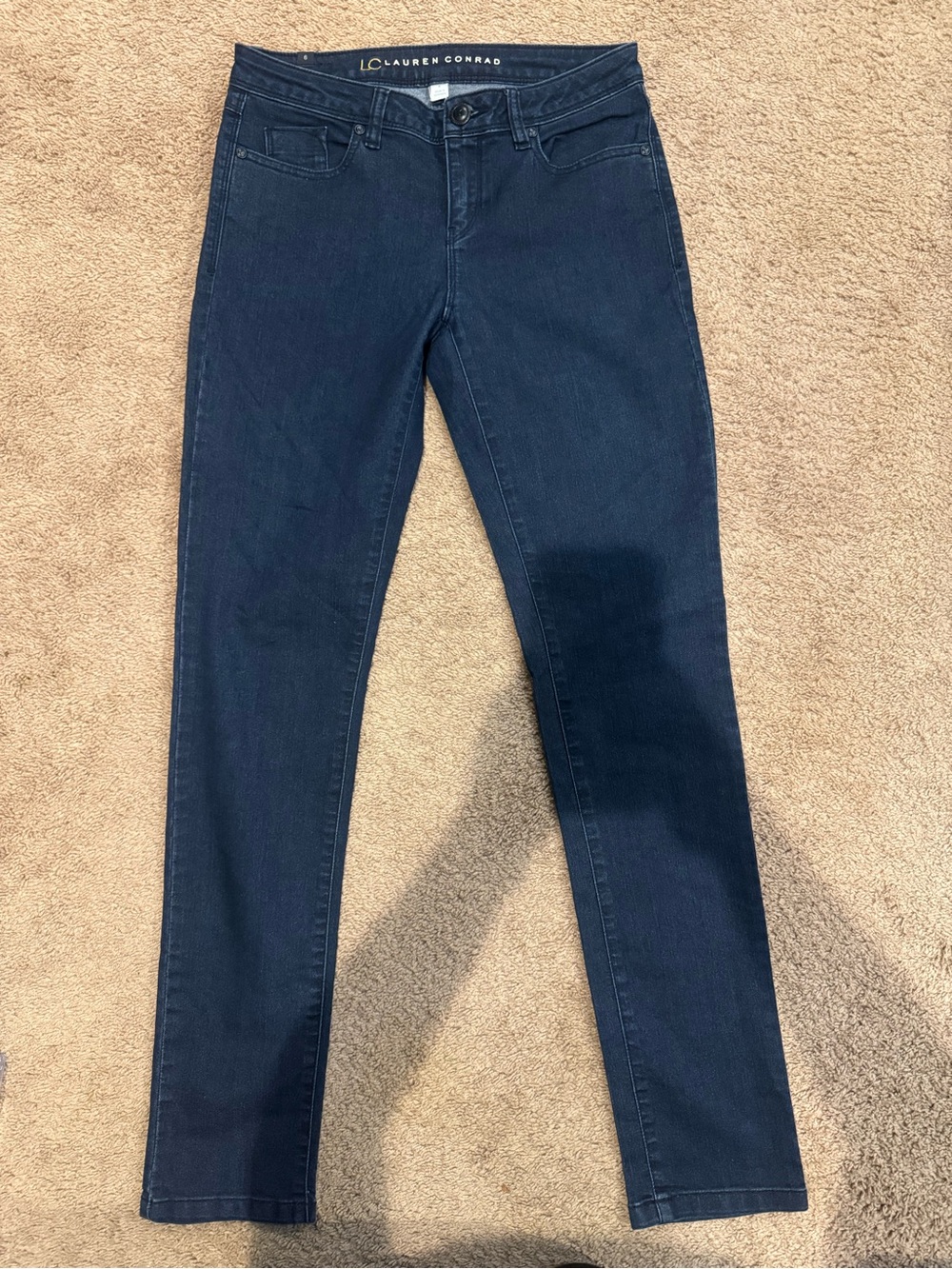 LC Lauren Conrad Navy Skinny Jeans